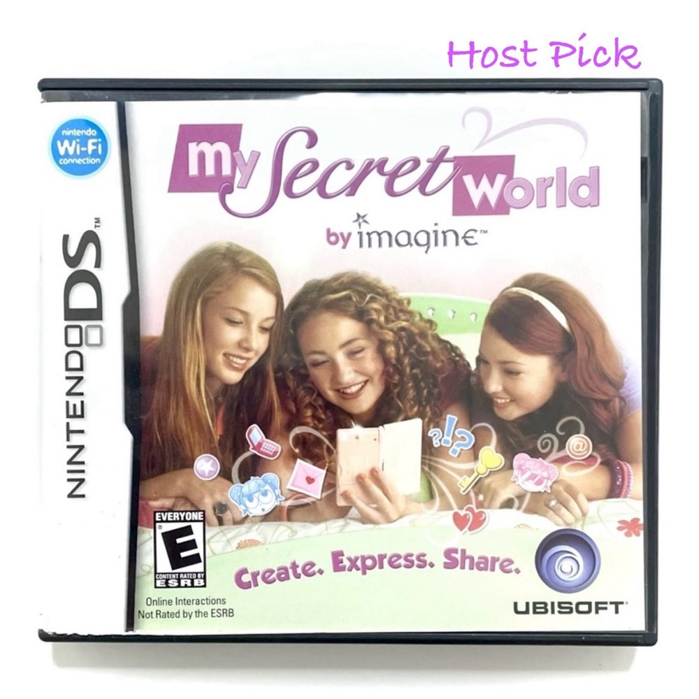 Nintendo DS Fashion Game My Secret World Girls Style Friend Christmas Fun Play